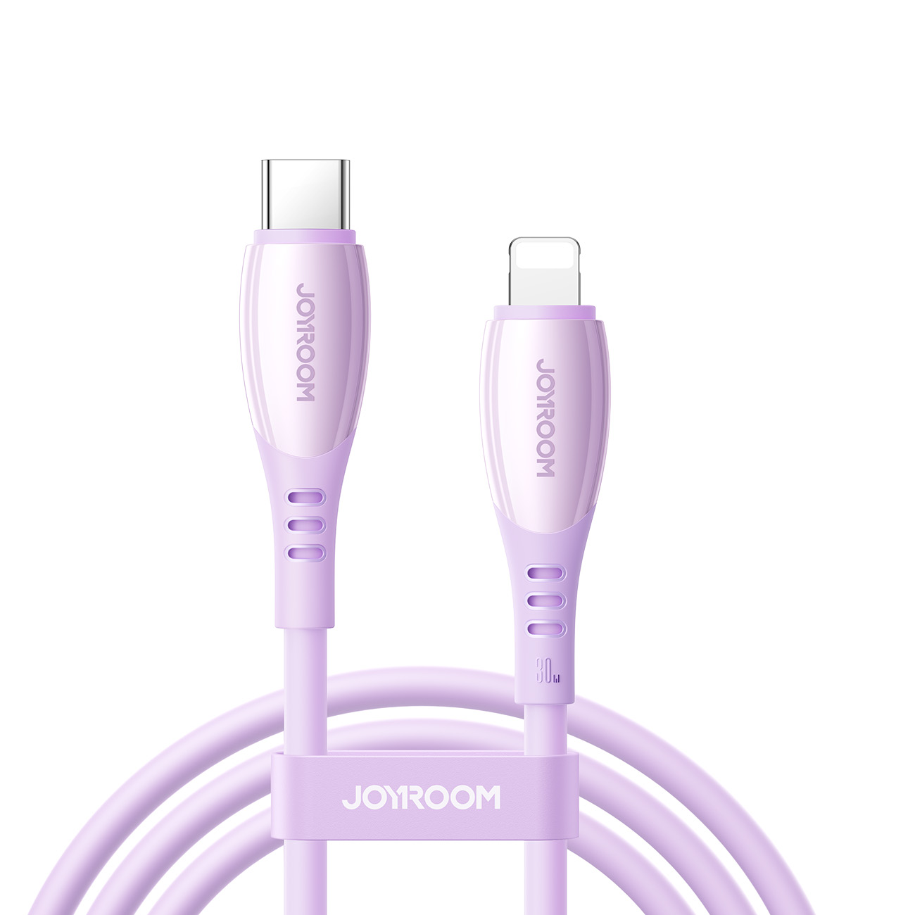 Joyroom S-A59 Vibrant Series 30W USB-C - Lightning kaabel 1.2m - lilla