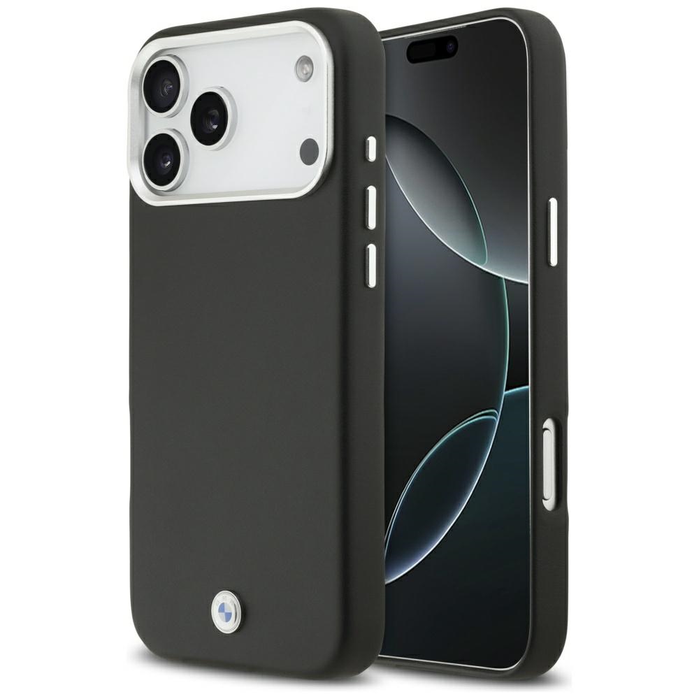 BMW Sign Full Wrapped Metal MagSafe Ümbris jaoks iPhone 17 Pro Max - must