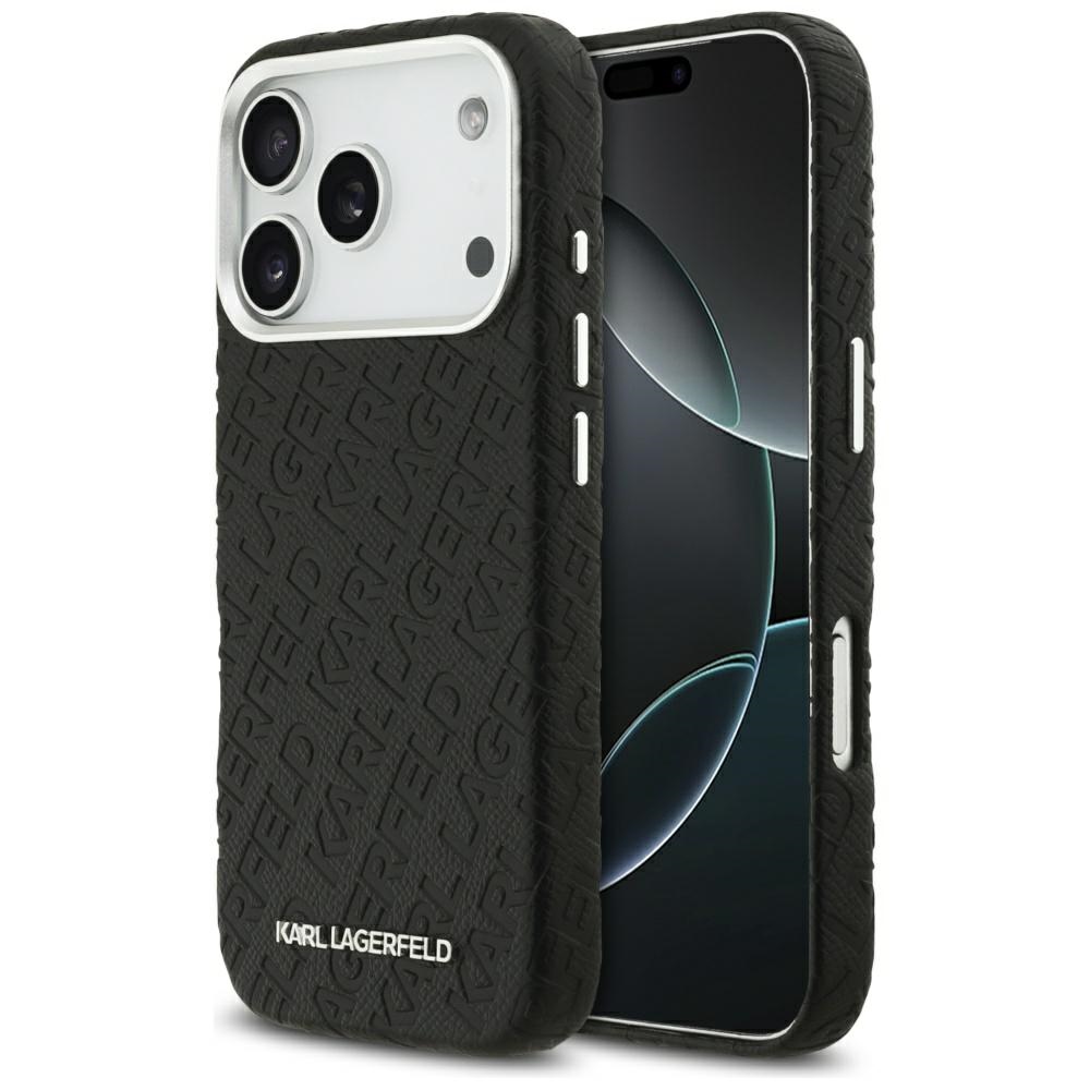 Karl Lagerfeld FW Stamped Karl MagSafe Ümbris jaoks iPhone 17 Pro - must
