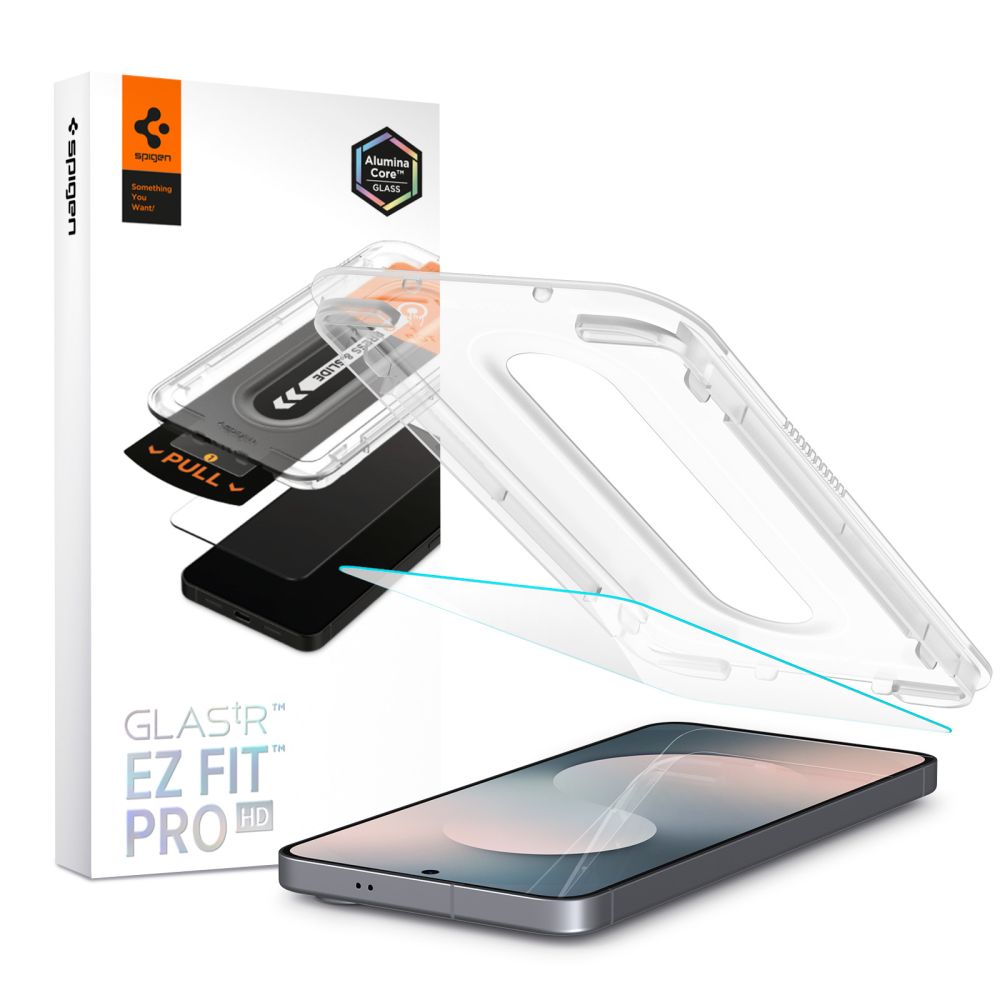 Spigen Glas.Tr "EZ FIT PRO" HD Karastatud klaas jaoks Samsung Galaxy S25 FE