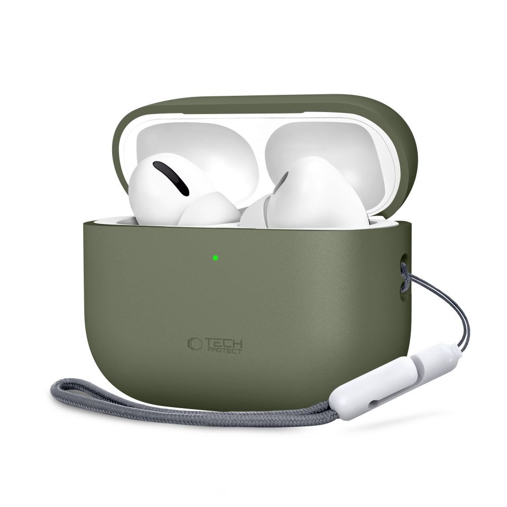 Tech-Protect Silicone Ümbris jaoks AirPods Pro 3 - Roheline