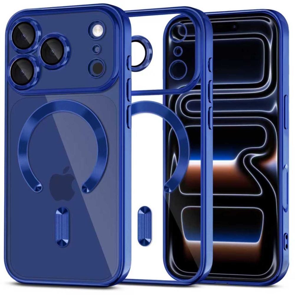 Tech-Protect MagFlex MagSafe Ümbris jaoks iPhone 17 Pro Max - Läbipaistev Navy sinine