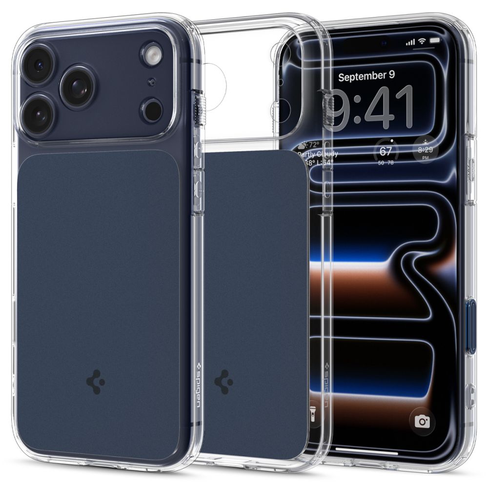 Spigen Thin Fit MagSafe Ümbris jaoks iPhone 17 Pro Max - Läbipaistev Navy sinine