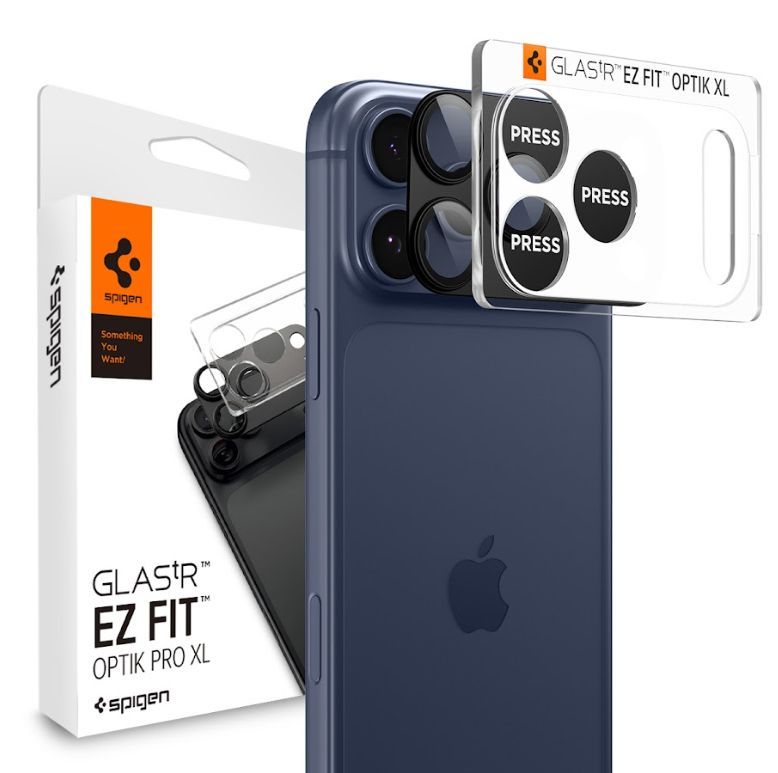 Spigen Optik Pro XL Camera Lens Glass jaoks iPhone 17 Pro Max - must
