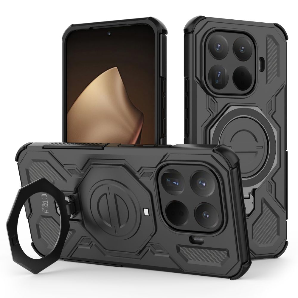 Tech-Protect TacticAlus MagSafe ümbris jaoks Xiaomi 15T Pro - must