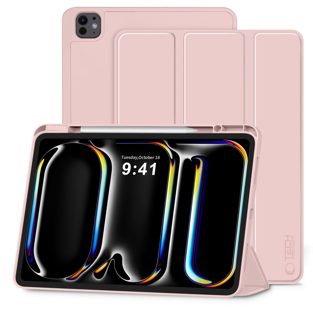 Tech-Protect SC Pen Ümbris jaoks iPad Pro 13” 7 / 8 / 2024-2025 - roosa