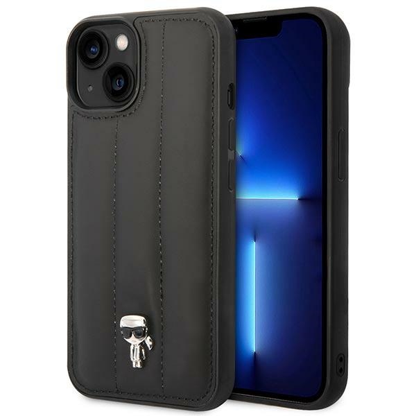 Karl Lagerfeld Puffy Ikonik Pin Ümbris for iPhone 14 / 15 / 13 - must