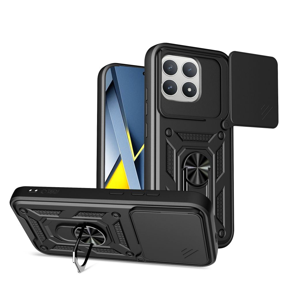 Tech-Protect CamShield Pro Чехол для Xiaomi Poco F8 чёрный
