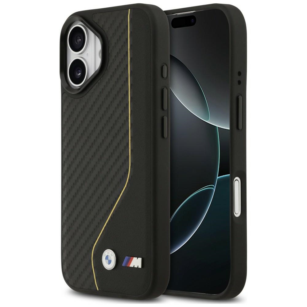 BMW M Carbon Line & Logo MagSafe Ümbris for iPhone 17 - kollane