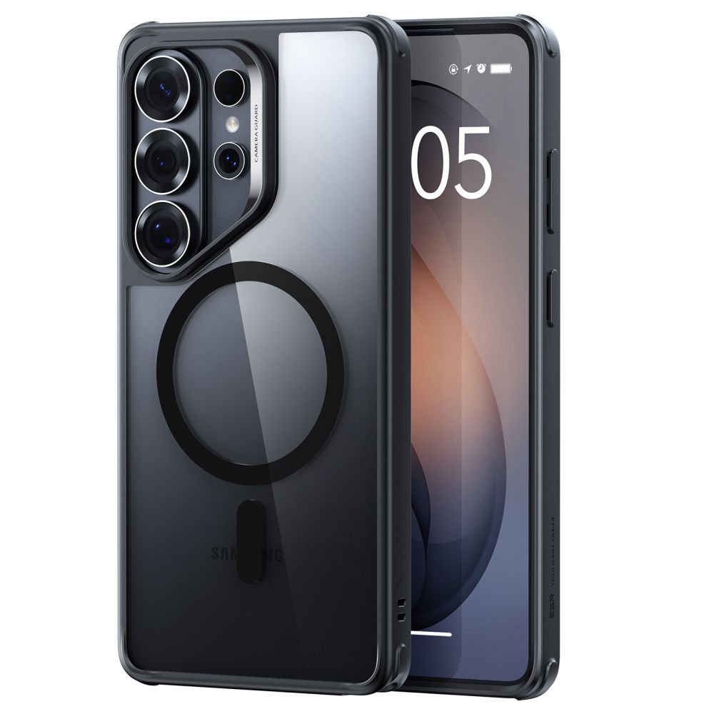 ESR Classic hübriid MagSafe ümbris Samsung Galaxy S26 Ultra jaoks - läbipaistev must