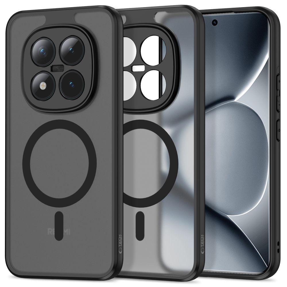 Tech-Protect MagMat MagSafe ümbris Xiaomi Poco M8 Pro / Redmi Note 15 Pro+ 5G jaoks - must