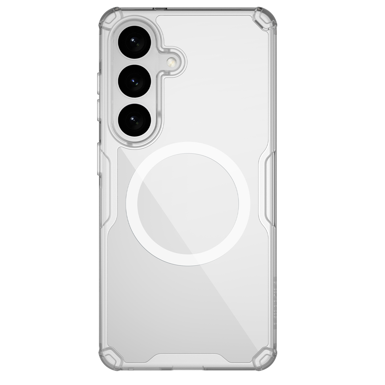 Nillkin Nature TPU Pro чехол совместимый с MagSafe для Samsung Galaxy S26+ белый