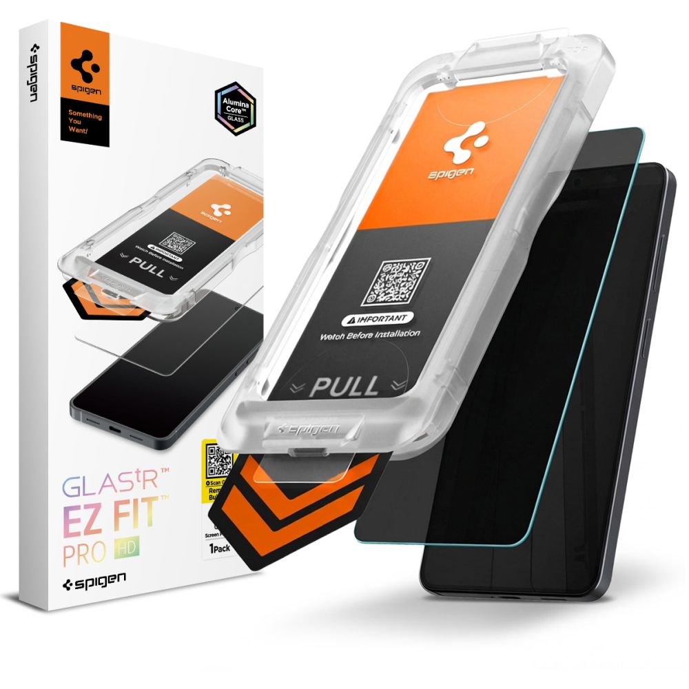 Privaatsuse kaitseklaas SPIGEN GLAS.TR "EZ FIT PRO AC" HD GALAXY S26+ PLUS PRIVACY