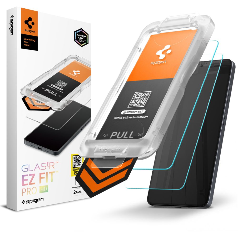 Spigen Glas.Tr Ez Fit Pro HD karastatud klaas 2-pakk Samsung Galaxy S26 Plus jaoks läbipaistev