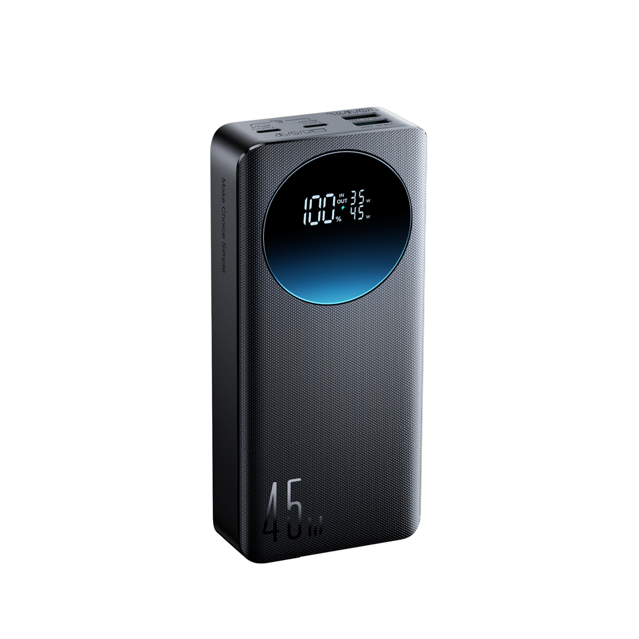 Joyroom JR-PBF02 Pro 20000 mAh 45W Powerbank with Digital Display 2x USB-A 2x USB-C - Black