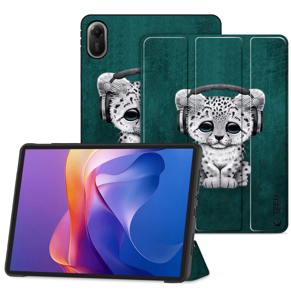Tech-Protect SmartCase Чехол для Xiaomi Redmi Pad 2 11.0 зелёный