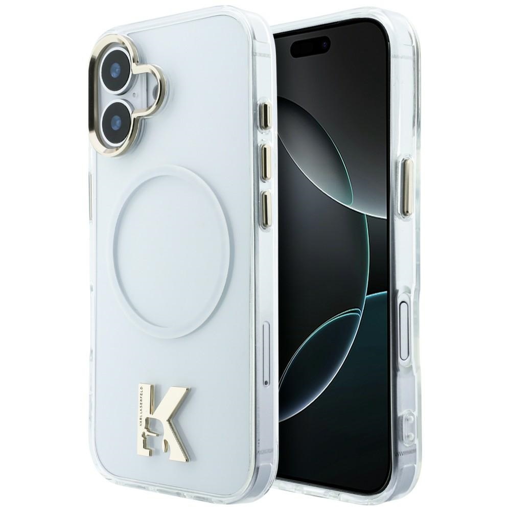 Karl Lagerfeld IML K Head Logo MagSafe Ümbris for iPhone 17 - Clear