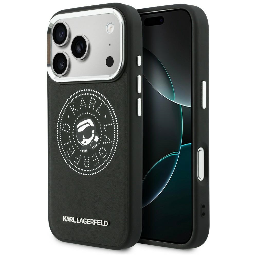 Karl Lagerfeld Point & Karl Sketch MagSafe Ümbris for iPhone 17 Pro - must