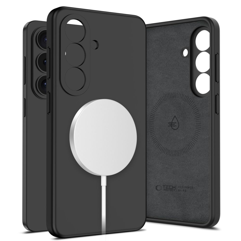 Tech-Protect Silikoon MagSafe Ümbris for Samsung Galaxy S26 - must