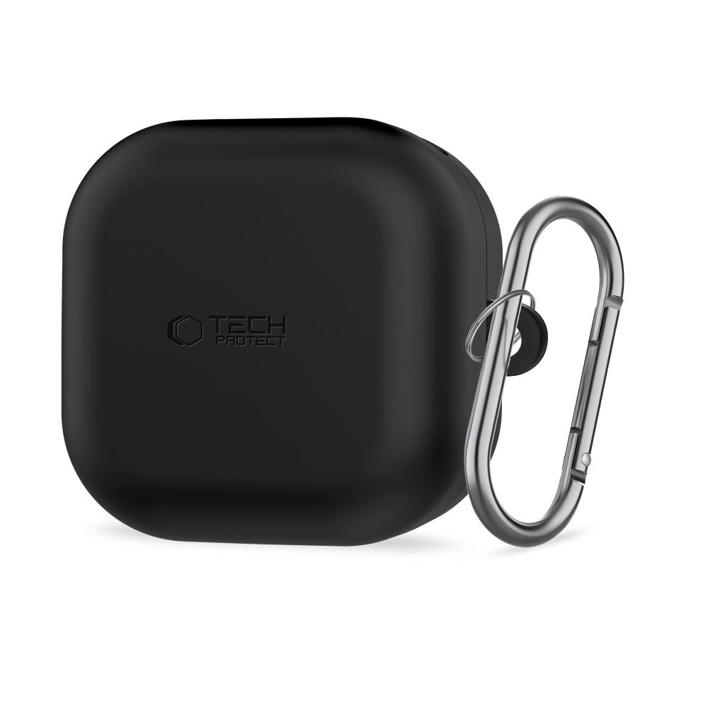 Tech-Protect Silikoon Hook Ümbris for Samsung Galaxy Buds 4 / 4 Pro - must