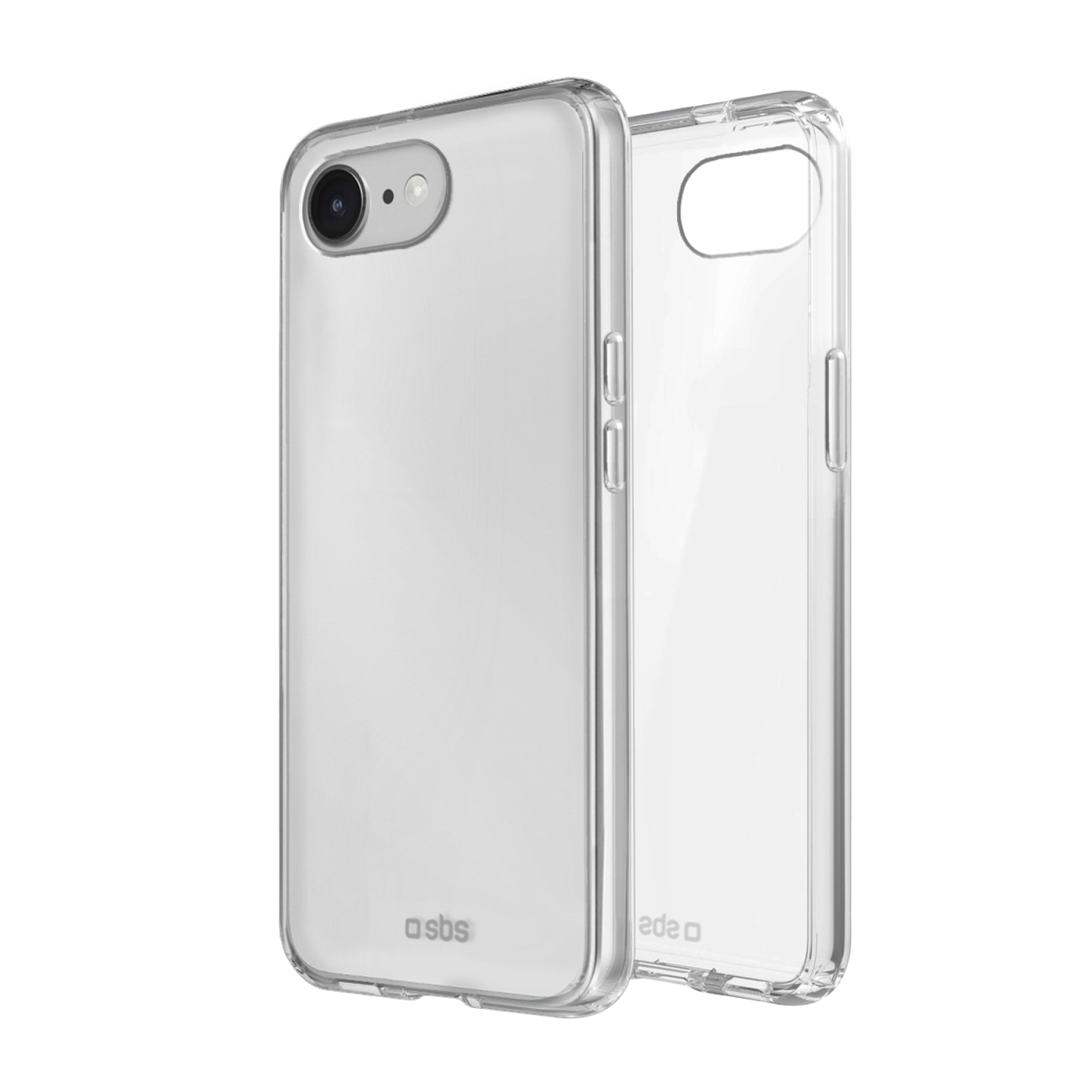 SBS Skinny kate iPhone 16e / 17e jaoks - läbipaistev