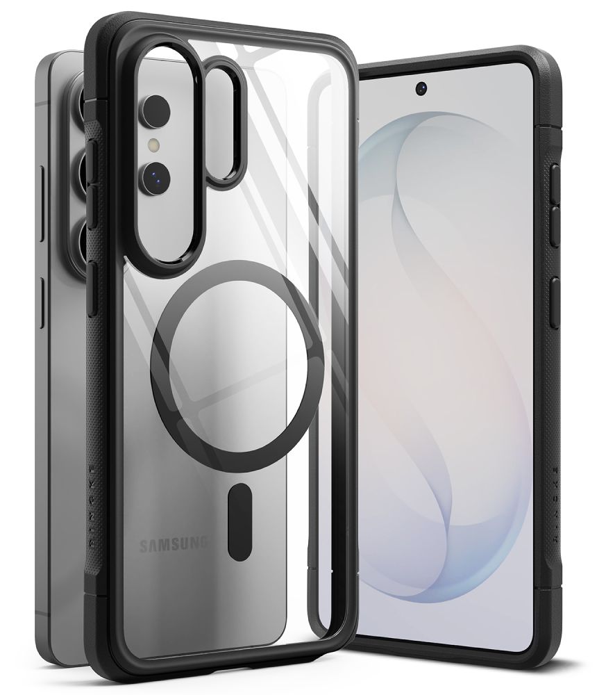 Ringke Fusion Bold Magnetic MagSafe Ümbris for Samsung Galaxy S26 Ultra - Clear must