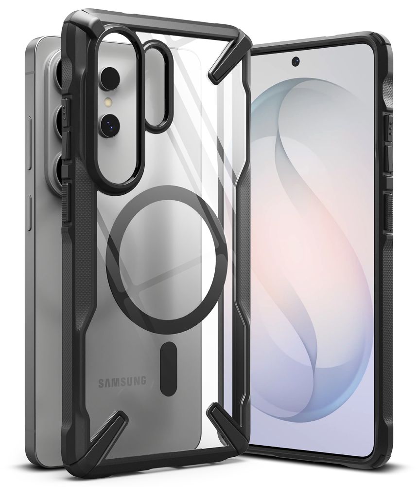 Ringke Fusion X Magnetic MagSafe Ümbris for Samsung Galaxy S26 Ultra - Clear must