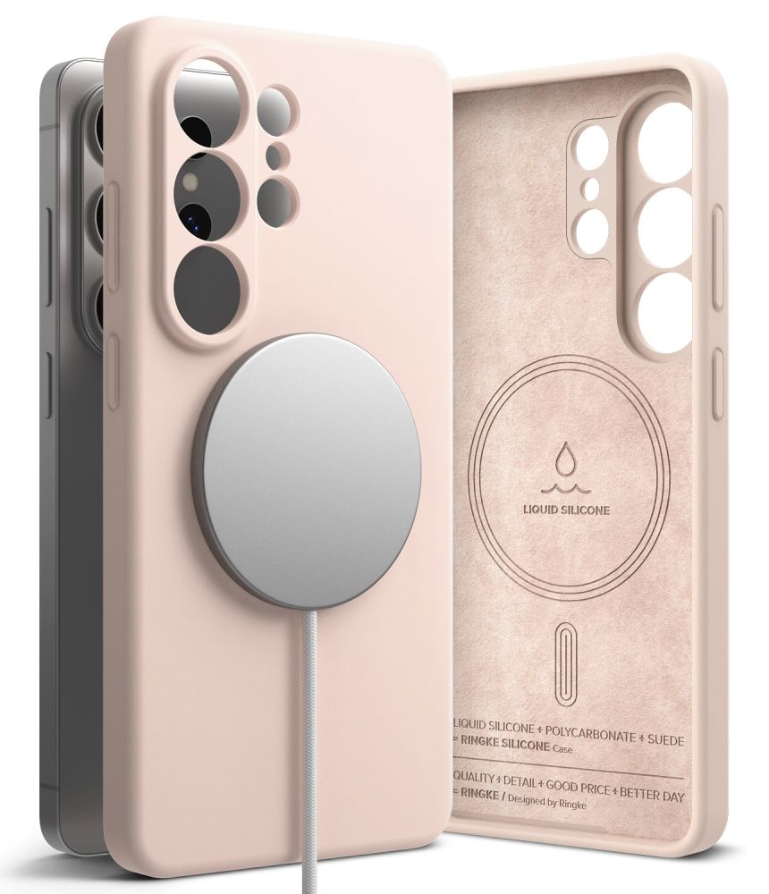 Ringke Silikoon MagSafe Ümbris for Samsung Galaxy S26 Ultra - roosa