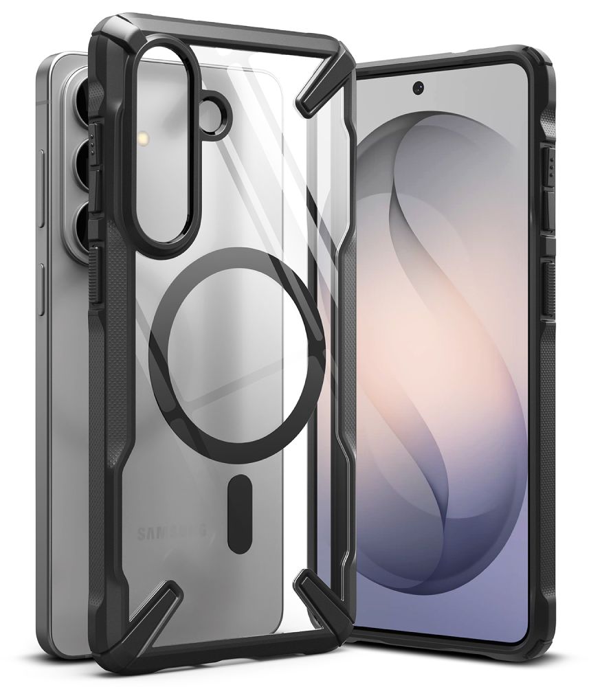 Ringke Fusion X Magnetic MagSafe Ümbris for Samsung Galaxy S26+ - Clear must