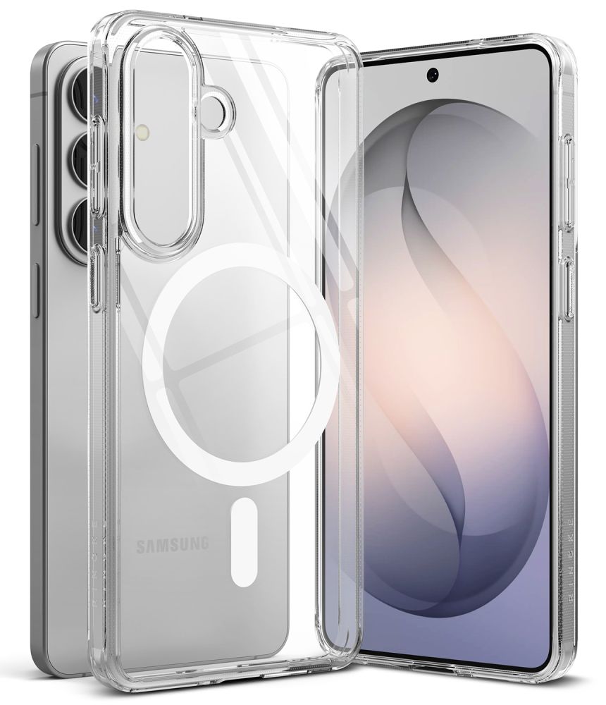 Ringke Fusion Magnetic MagSafe Ümbris for Samsung Galaxy S26 - läbipaistev