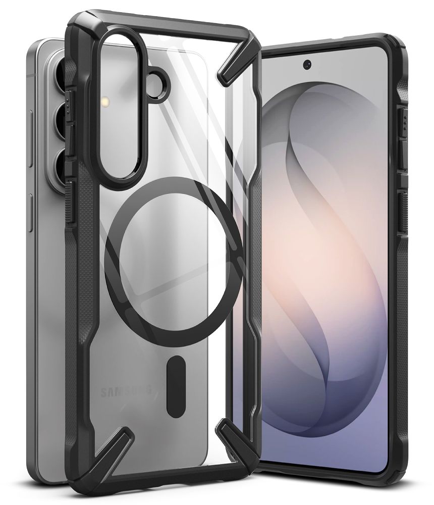 Ringke Fusion X Magnetic MagSafe Ümbris for Samsung Galaxy S26 - Clear must