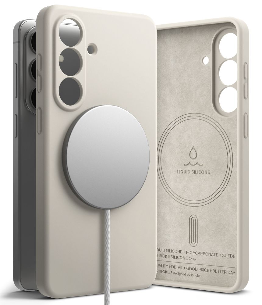 Ringke Silikoon MagSafe Ümbris for Samsung Galaxy S26 - beež