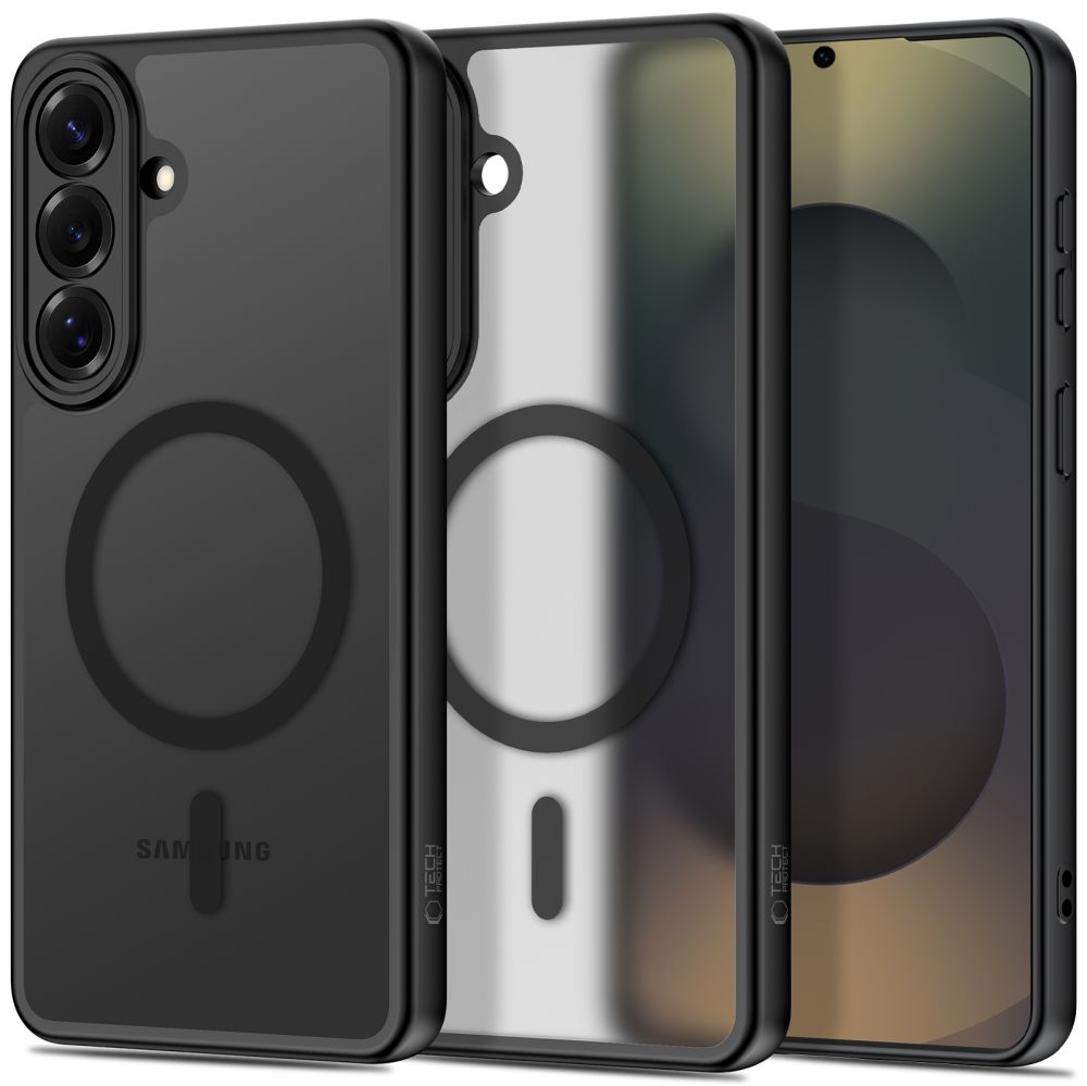 Tech-Protect BasicMag MagSafe Ümbris for Samsung Galaxy S26+ - läbipaistev must