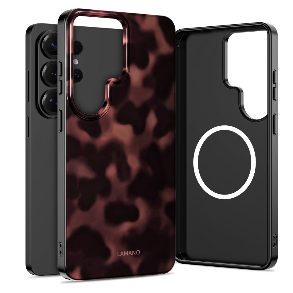 Tech-Protect Lamano MagSafe Ümbris for Samsung Galaxy S26 Ultra - pruun and must