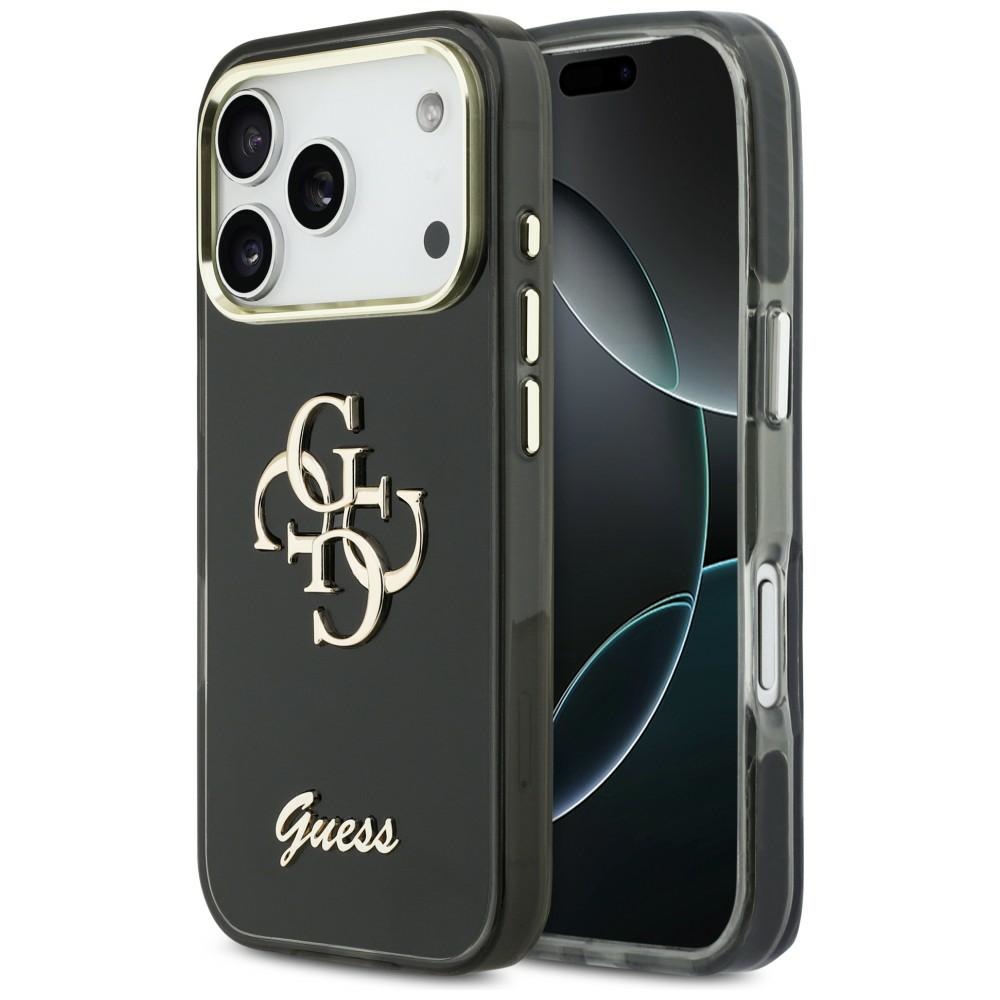 Guess IML 4G Script Metal ümbris for iPhone 17 Pro Max - must