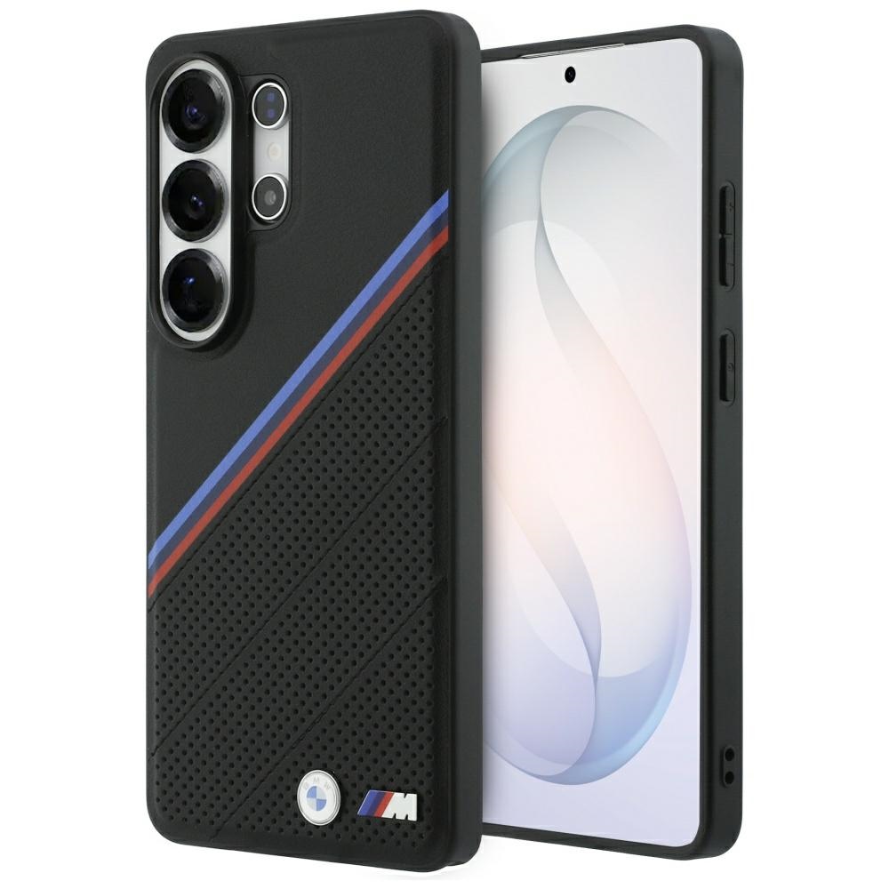 BMW Tricolor Metal Logo MagSafe Ümbris for Samsung Galaxy S26 Ultra - must