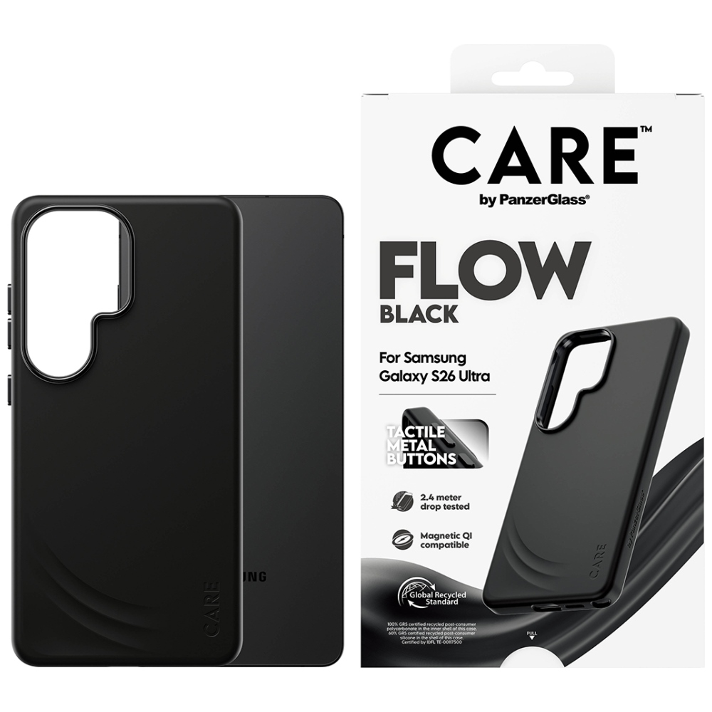 CARE by PanzerGlass Flow must Qi ümbris Samsung Galaxy S26 Ultra - must