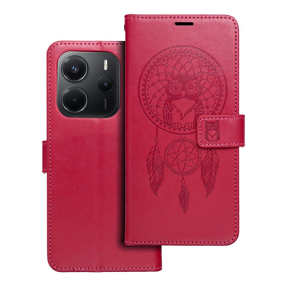MEZZO Book ümbris jaoks XIAOMI Redmi Note 14 5G dreamcatcher magenta