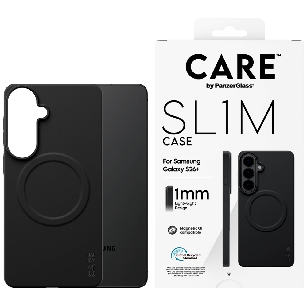 CARE by PanzerGlass SL1M ümbris Samsung Galaxy S26+ - must