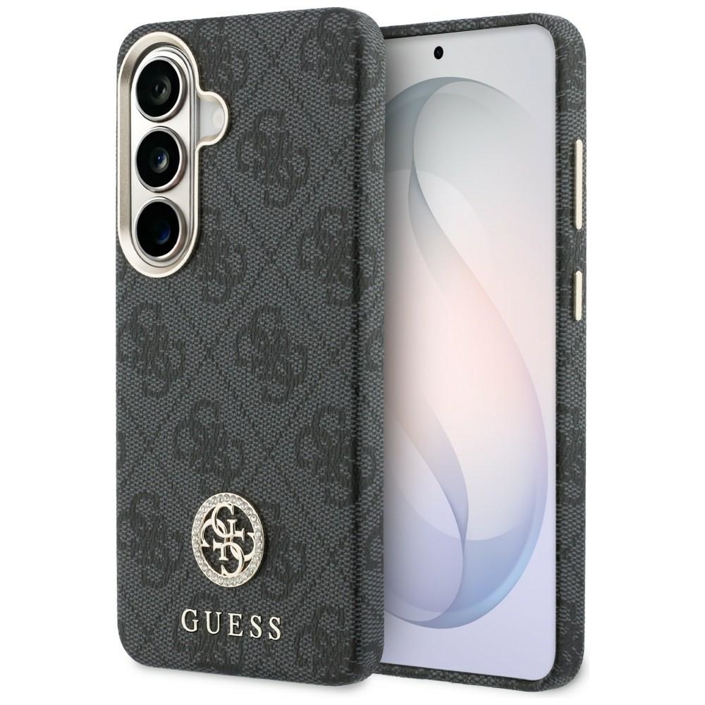 Guess ümbris 4G Rhinestone Round Logo MagSafe Samsung Galaxy S26 Plus must