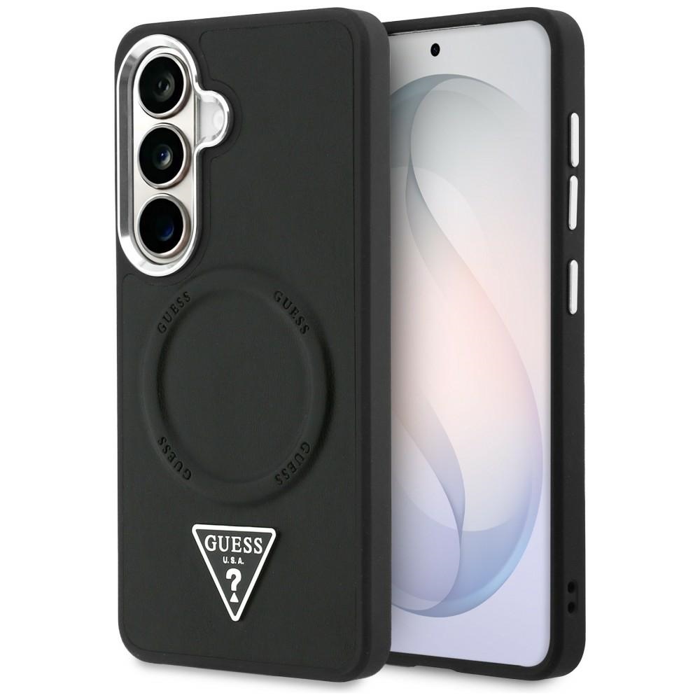 Guess ümbris Embossed Ring Triangle Logo MagSafe Samsung Galaxy S26 must