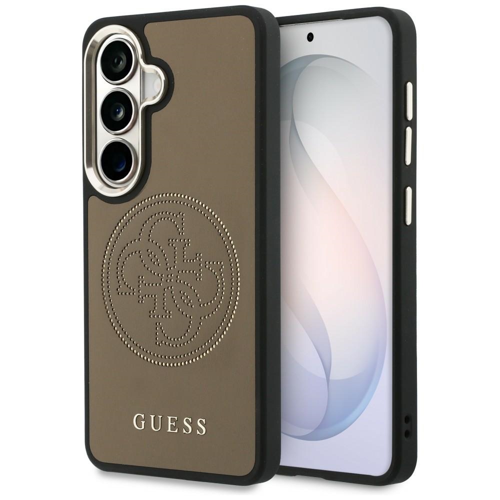 Guess ümbris Perforated Logo MagSafe Samsung Galaxy S26 pruun