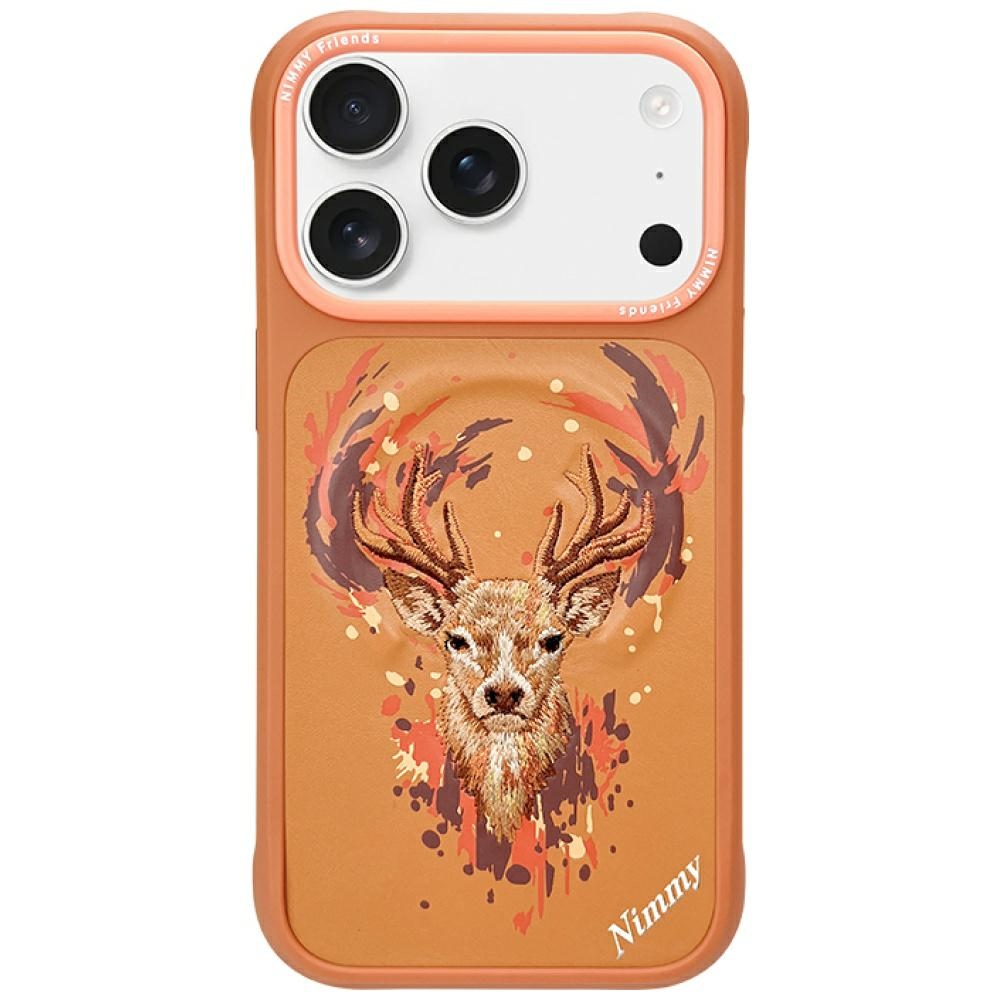 Nimmy Hirv MagSafe ümbris iPhone 17 Pro oranž