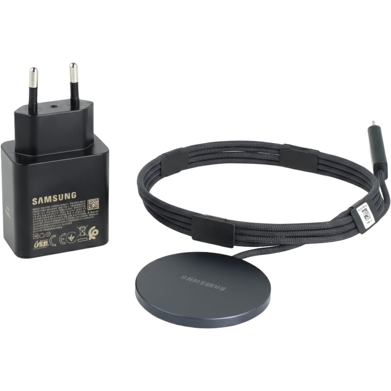 Samsung EP-P2900TBE 25W juhtmevaba laadija koos 45W adapteriga - hall