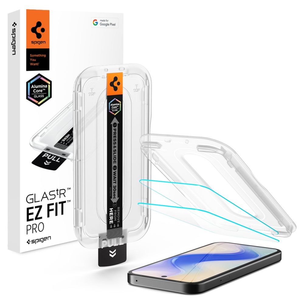 Kaitseklaas SPIGEN GLAS.TR "EZ FIT PRO AC" 2-PACK GOOGLE PIXEL 10A läbipaistev