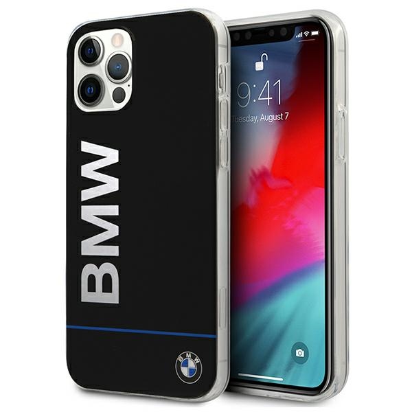 BMW Hardcase Signature Printed Logo Ümbris iPhone 12 / 12 Pro - must