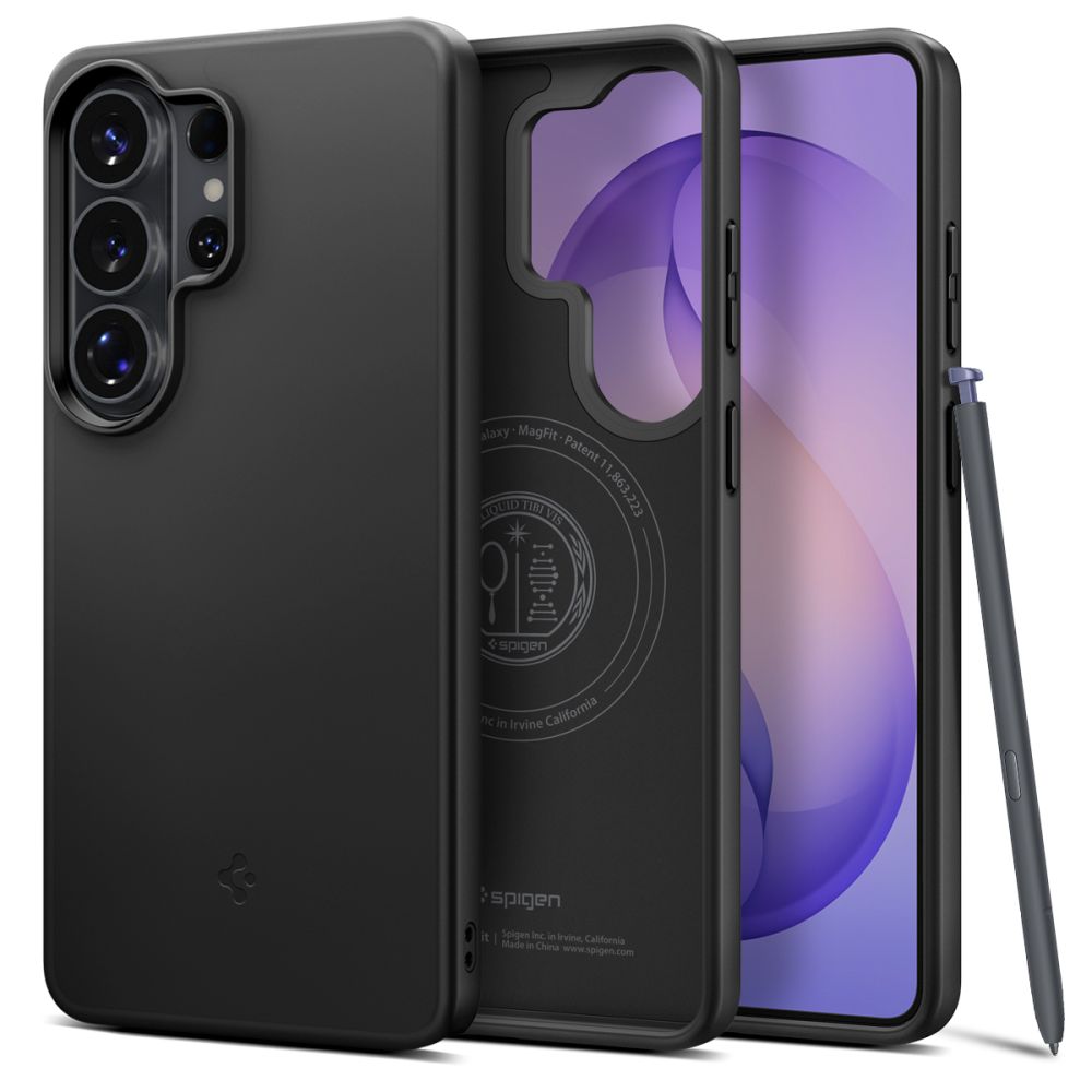 Spigen Thin Fit Mag MagSafe ümbris Samsung Galaxy S26 Ultra - must
