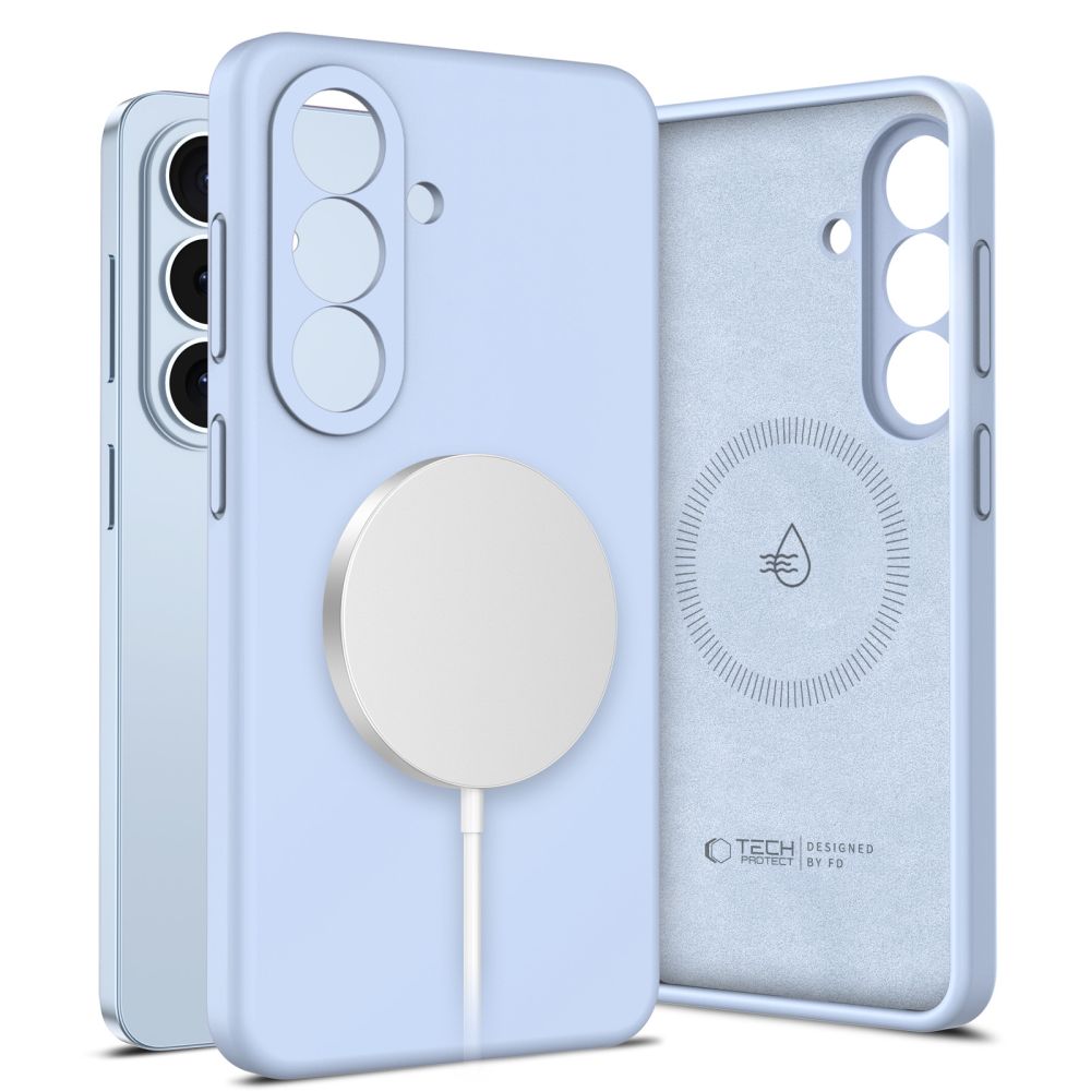 Tech-Protect Silicone MagSafe ümbris Samsung Galaxy S26 - sinine