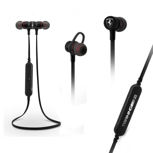 Ferrari FETEPRCB Bluetooth juhtmevabad kõrvaklapid mustad