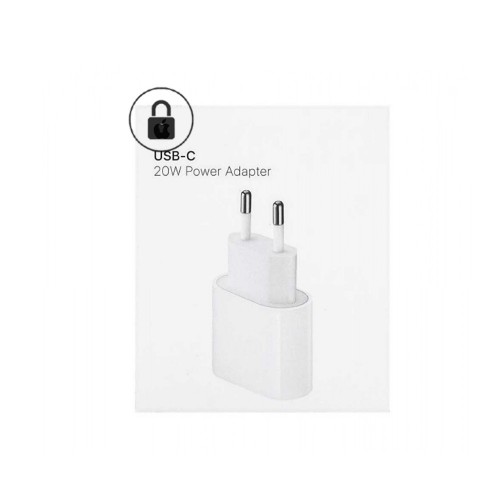 Originaal laadija Apple MHJE3ZM/A valge 20W (originaalpakendis)